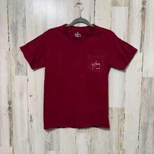 Guy Harvey Men's Maroon Short Sleeve Tee